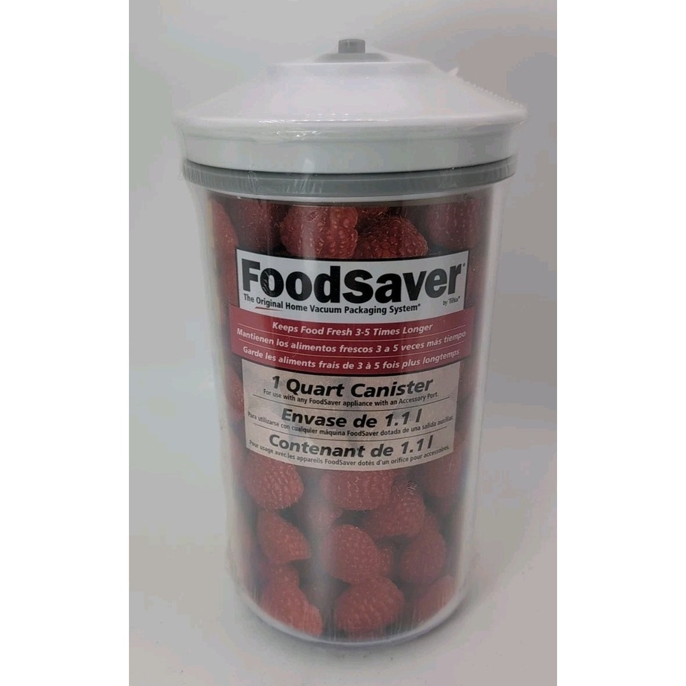 Foodsaver Food Saver 1 Quart Clear Canister Vacuum Packaging System NEW Sealed